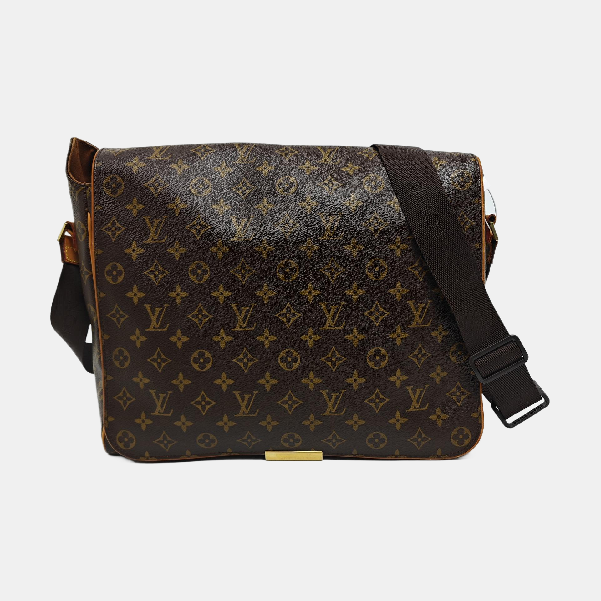 VALMY Monogram Coated Canvas Brown