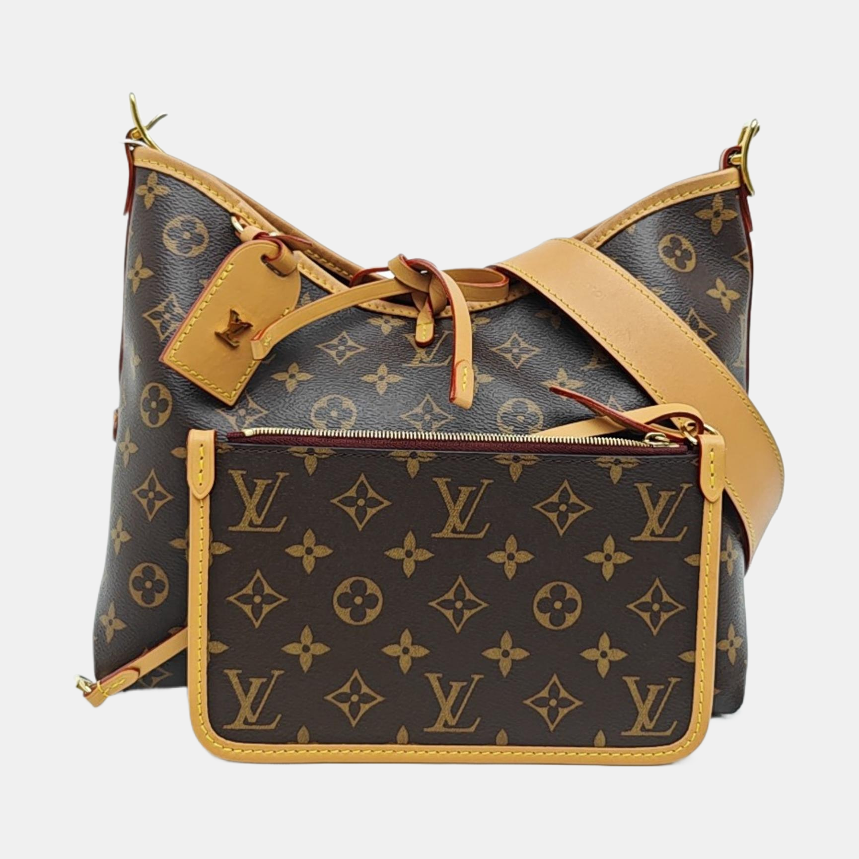 CARRYALL PM Monogram Coated Canvas Brown