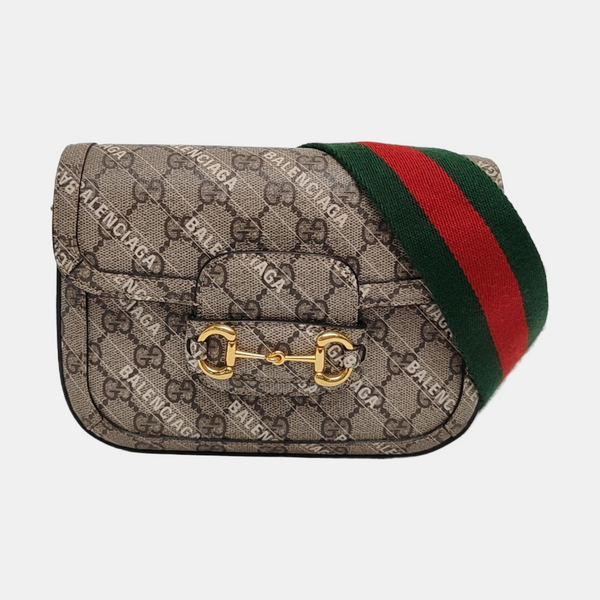 The Hacker Project Mini Monogram Coated Canvas Gray