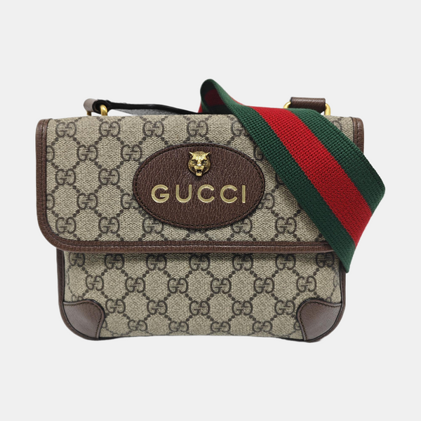 Neo Vintage Small Monogram Coated Canvas Beige