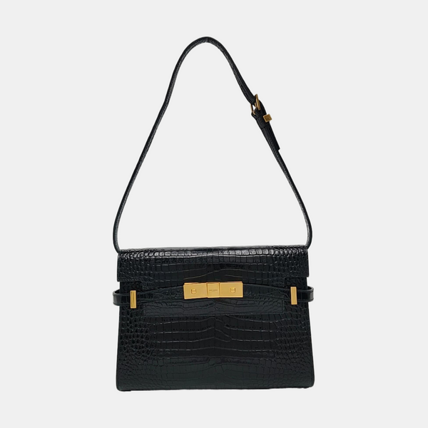 MANHATTAN Small Calfskin Black