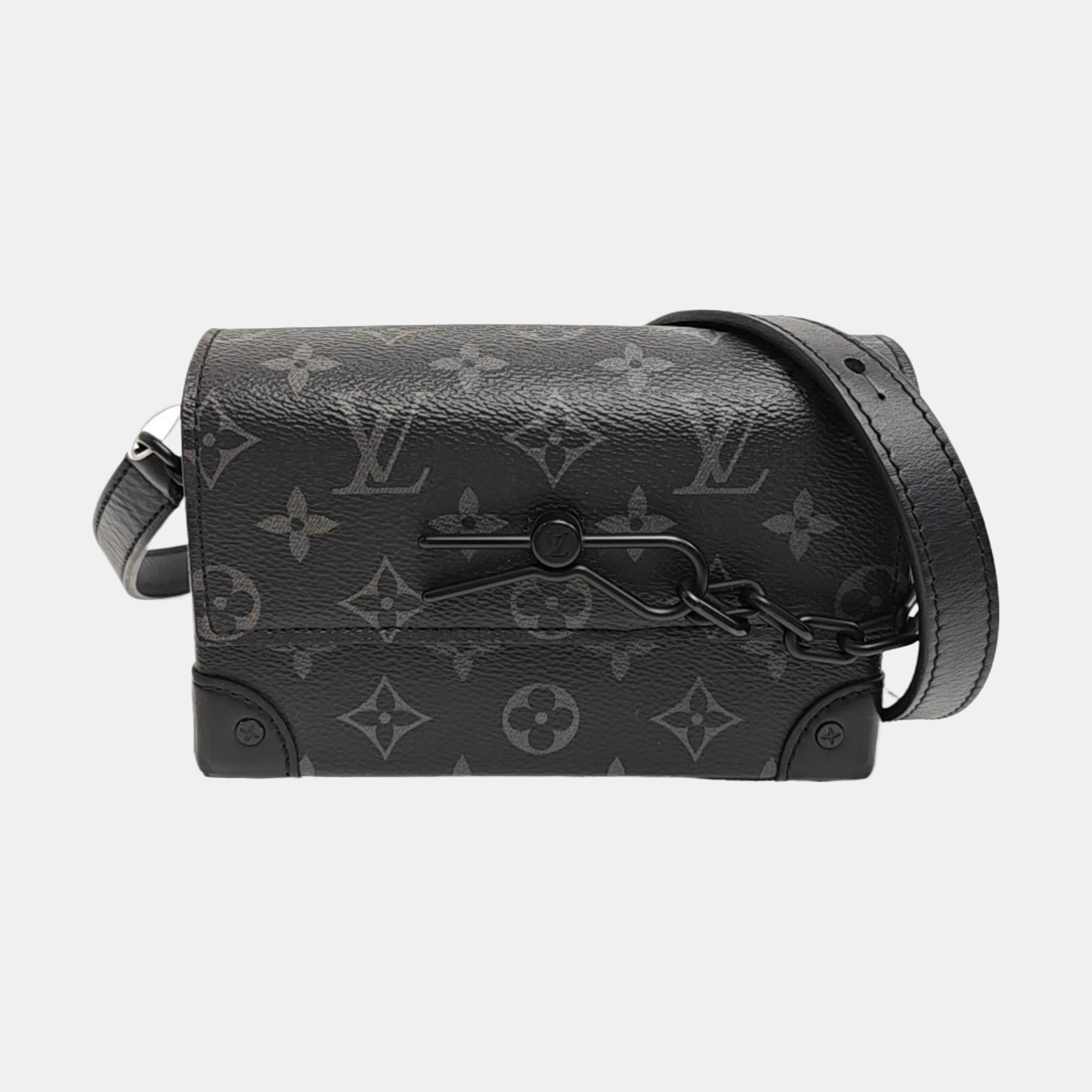 STEAMER Mini Monogram Coated Canvas Black