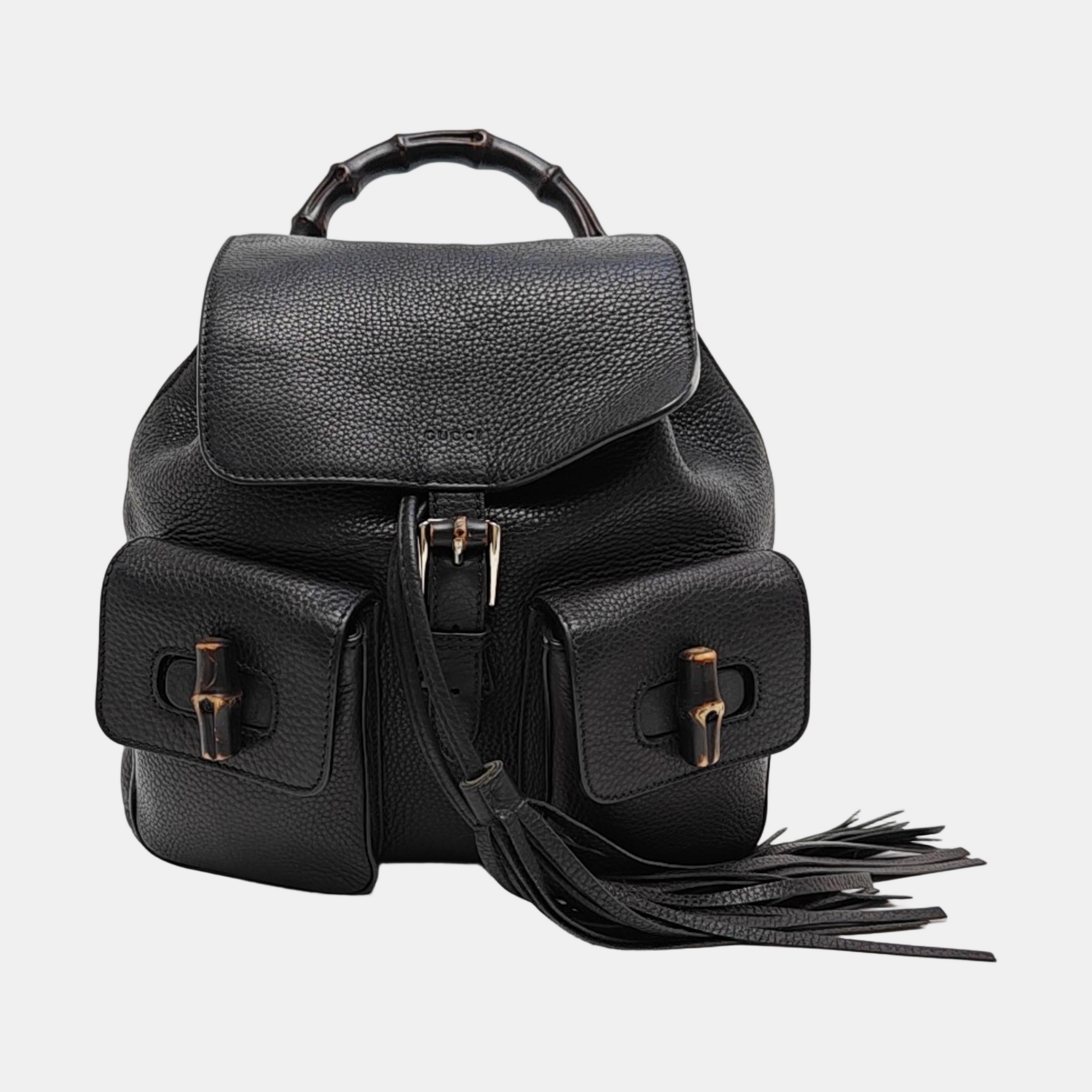 Bamboo 1947 Medium Calfskin Black