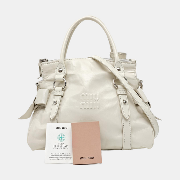 Vitello Calfskin White