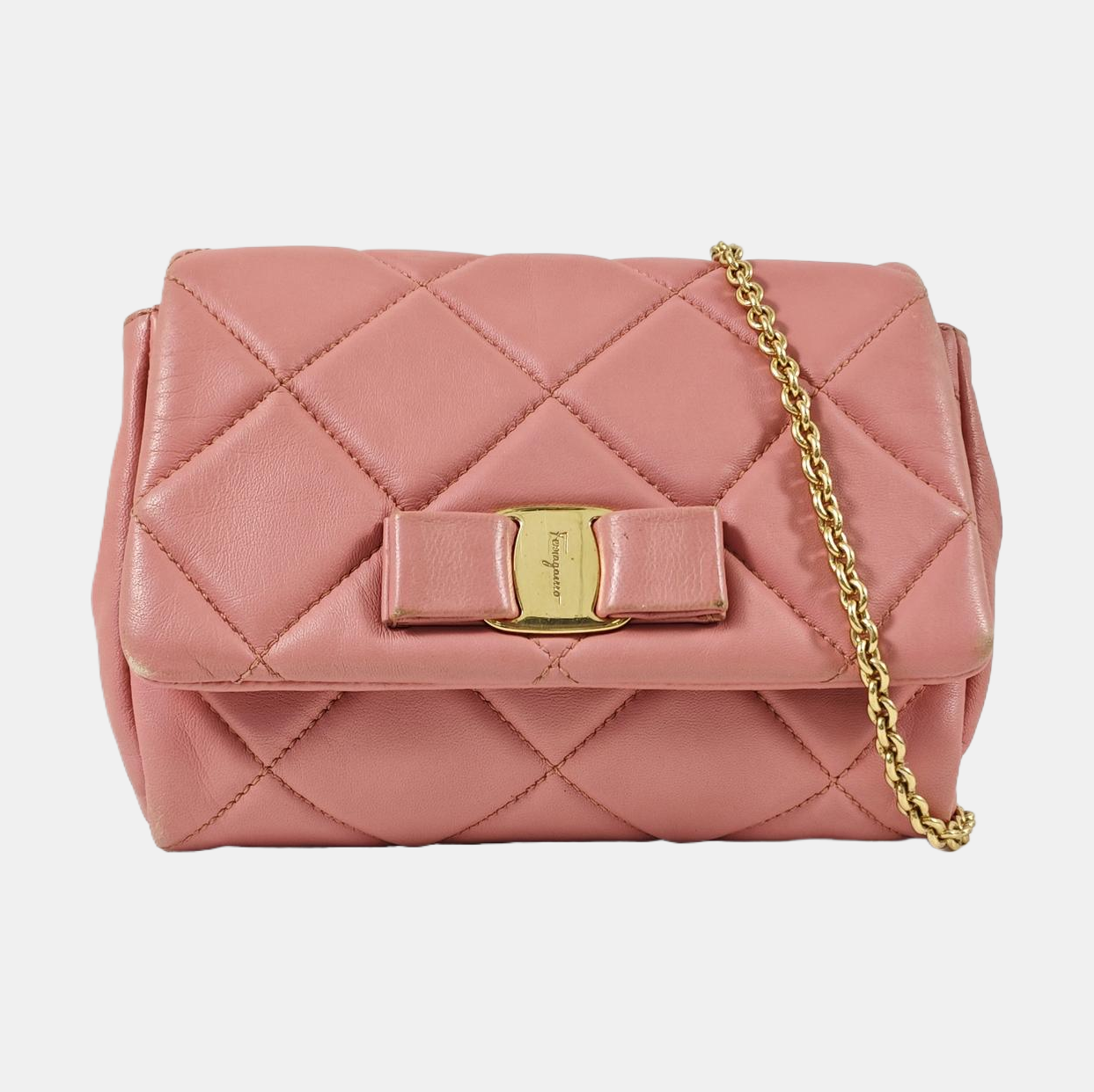 Vara Quilted Calfskin Pink