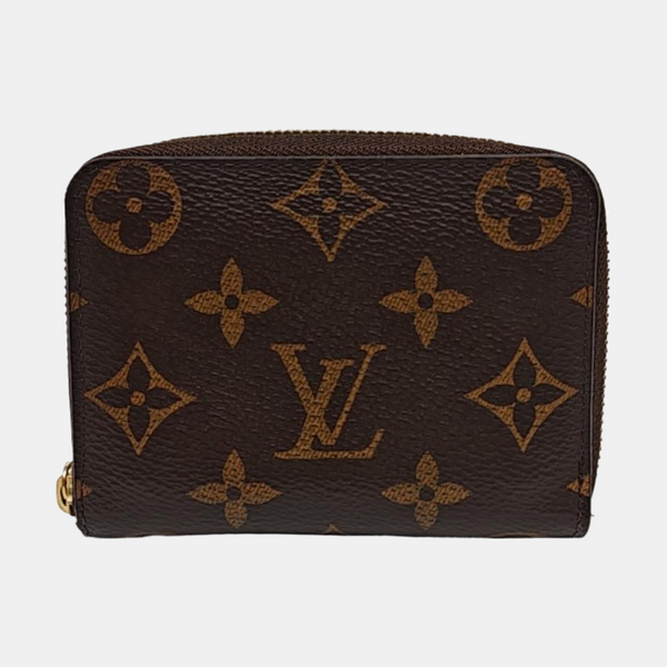 ZIPPY Monogram Coated Canvas Brown Wallet