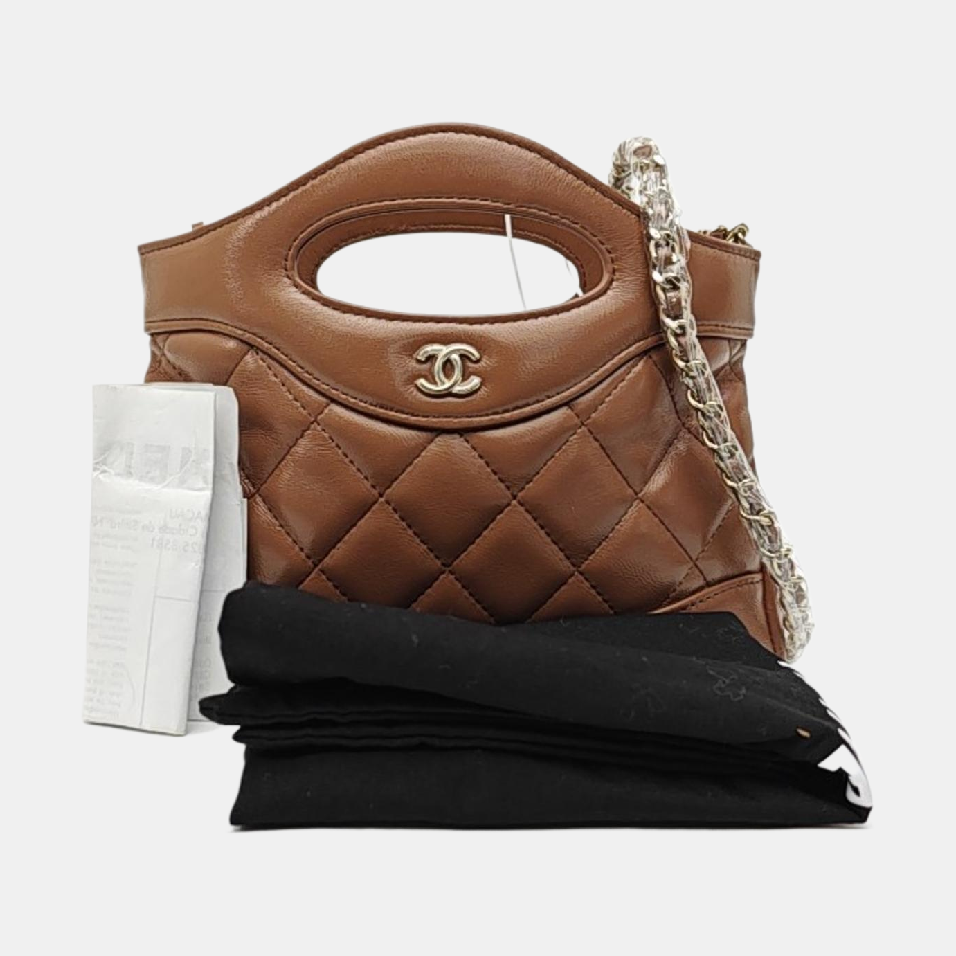 CHANEL 31 Quilted Lambskin Brown