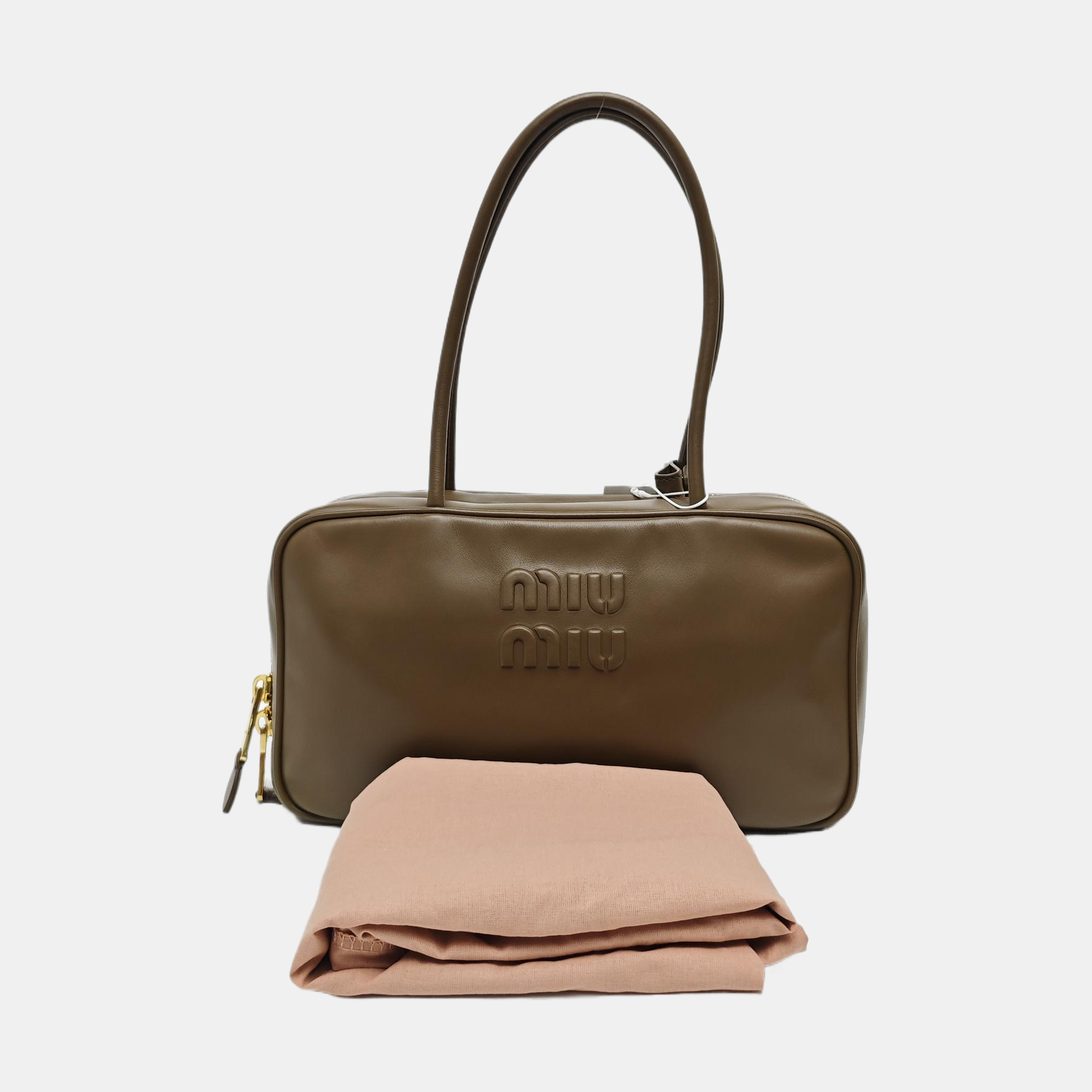 Beau Medium Calfskin Gray