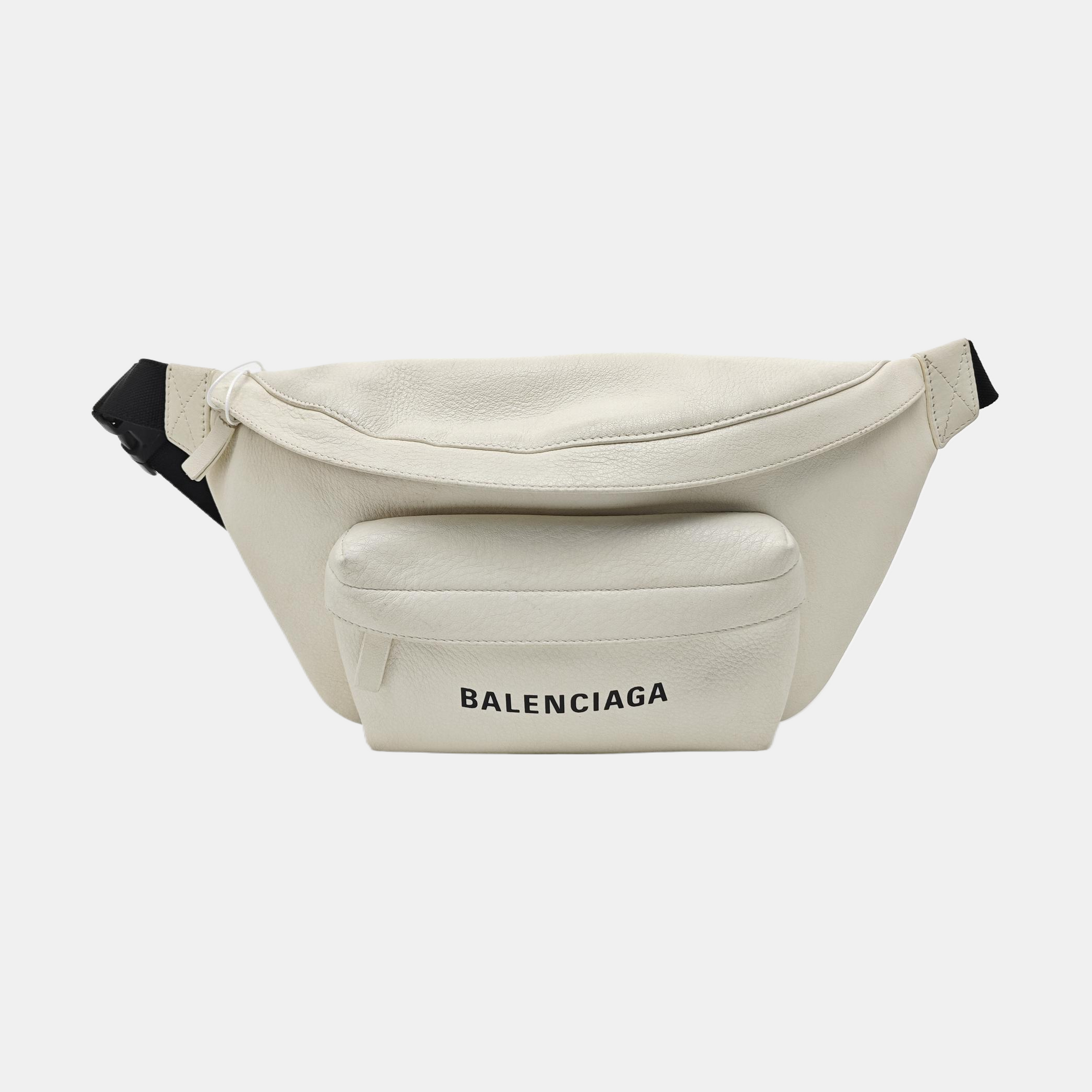 Calfskin Belt Bag White