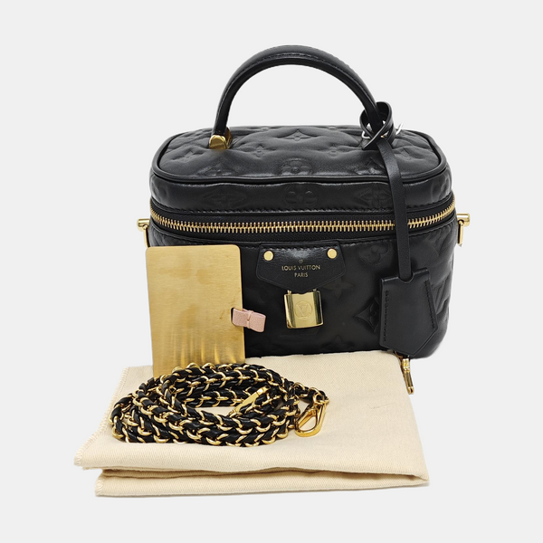 VANITY Monogram Lambskin Black