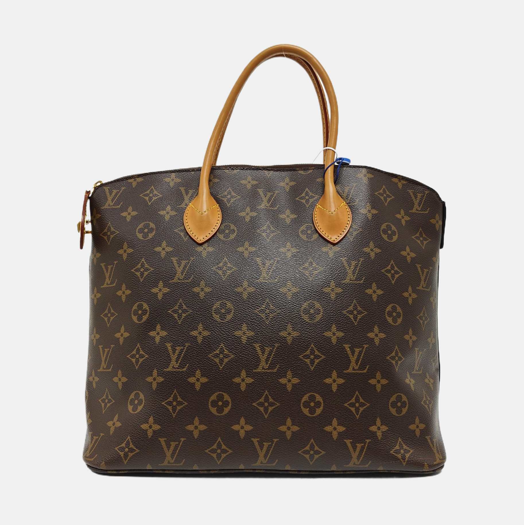 LOCKIT MM Monogram Coated Canvas Brown