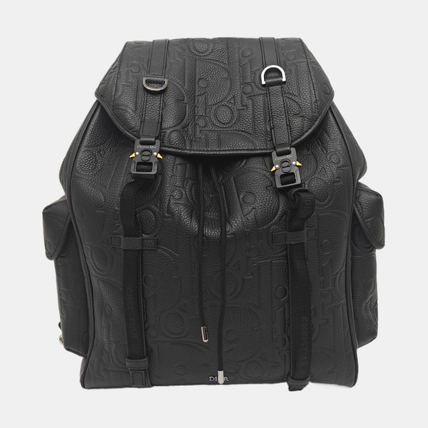 Hit The Road Oblique Calfskin Black