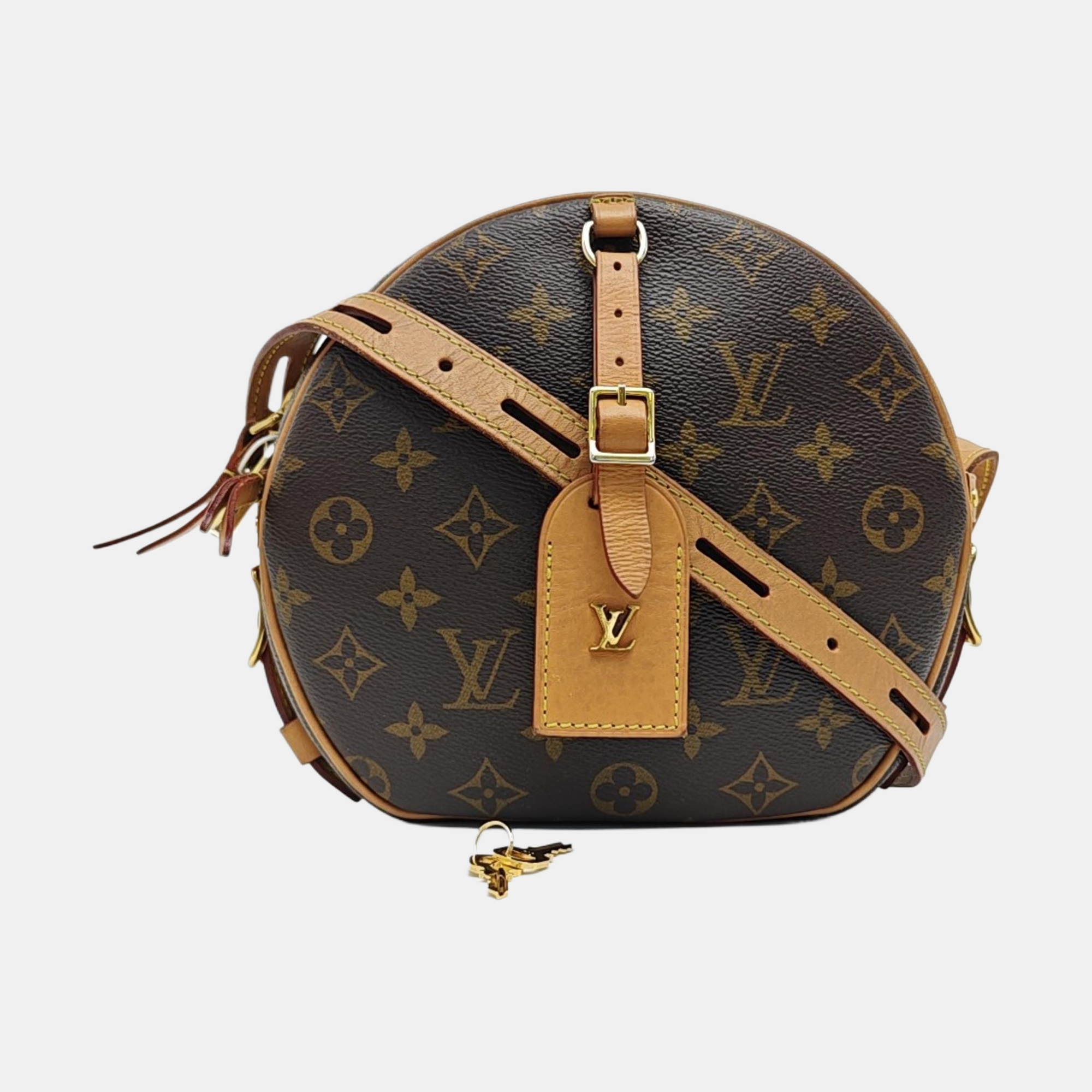 BOITE CHAPEAU MM Monogram Coated Canvas Brown