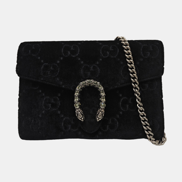 Dionysus Mini Monogram Velvet Black