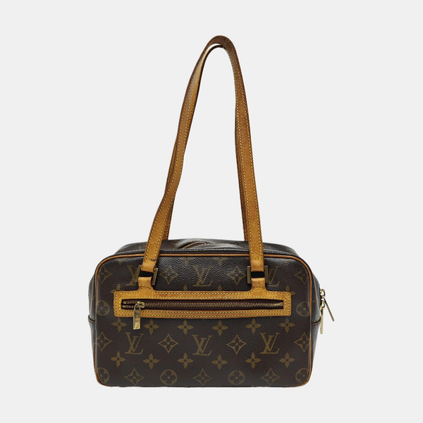 CITE Monogram Coated Canvas Brown