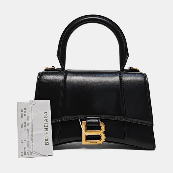 Hourglass XS Calfskin Black