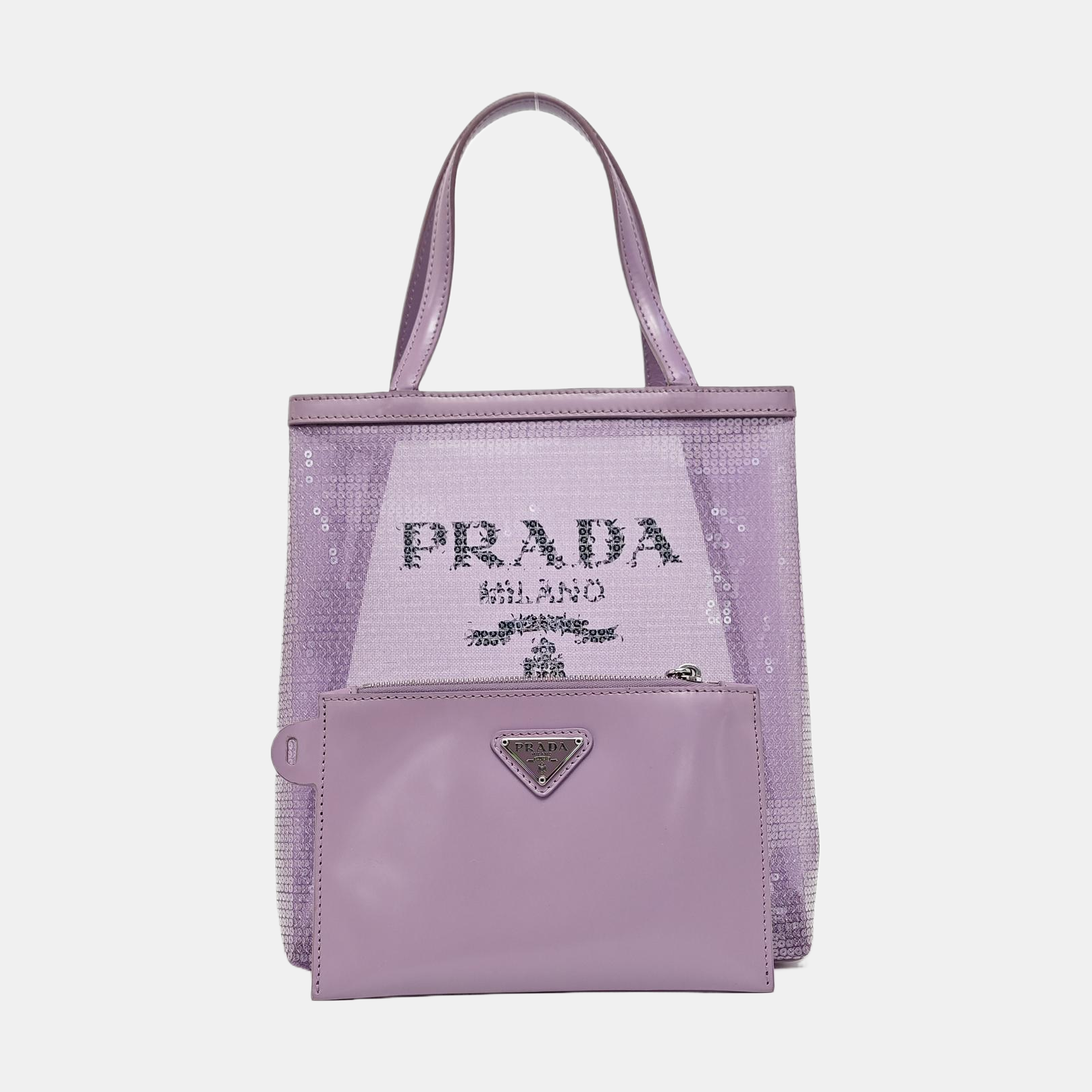 Special Material Tote Bag Purple