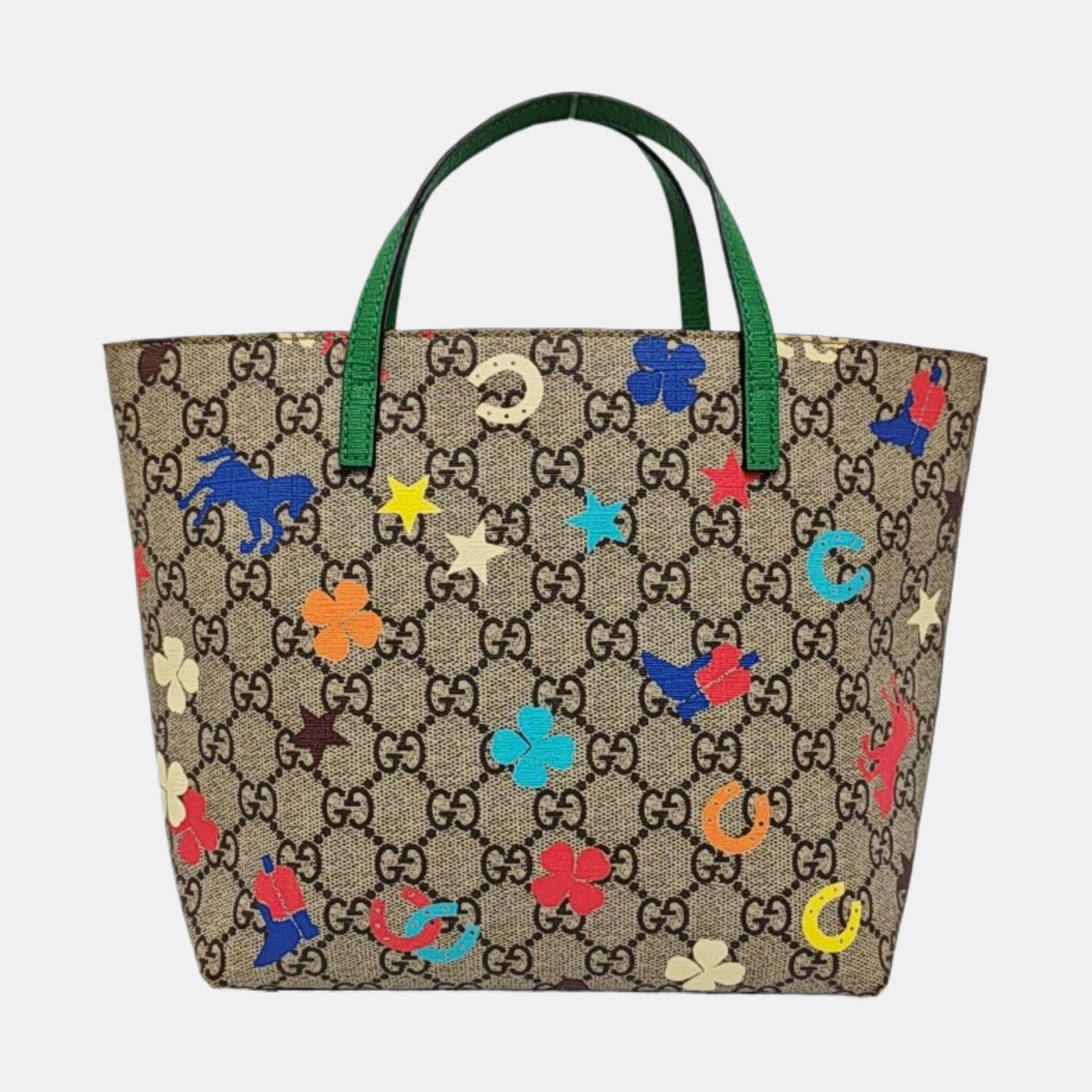 GG Imprime Coated Canvas Beige