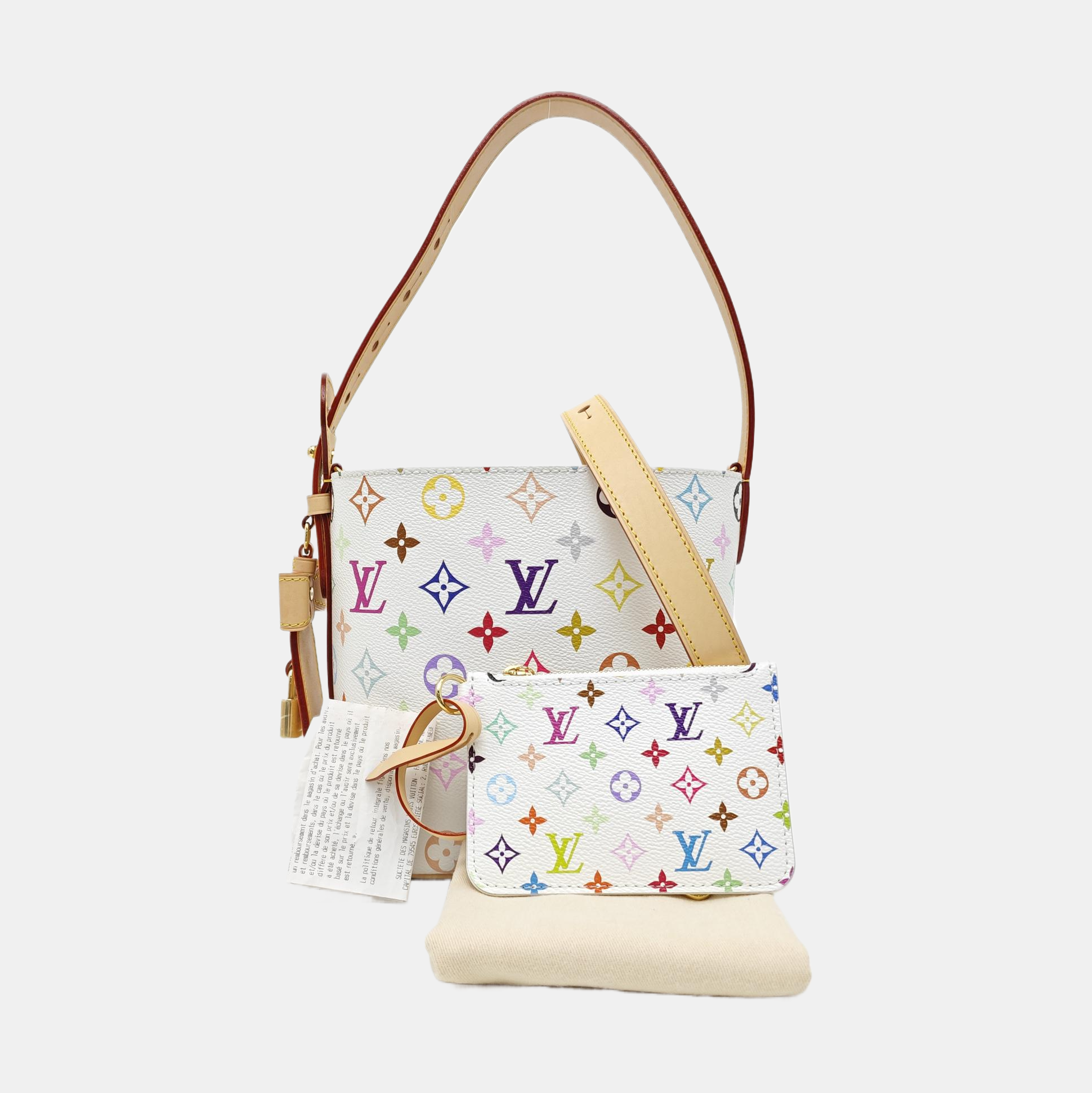 LV × TM ALL IN BB Monogram Coated Canvas White