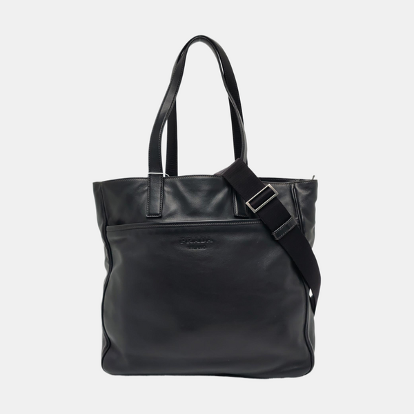 Calfskin Tote Bag Black