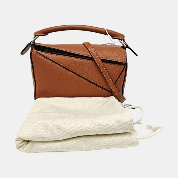 Puzzle Mini Calfskin Brown