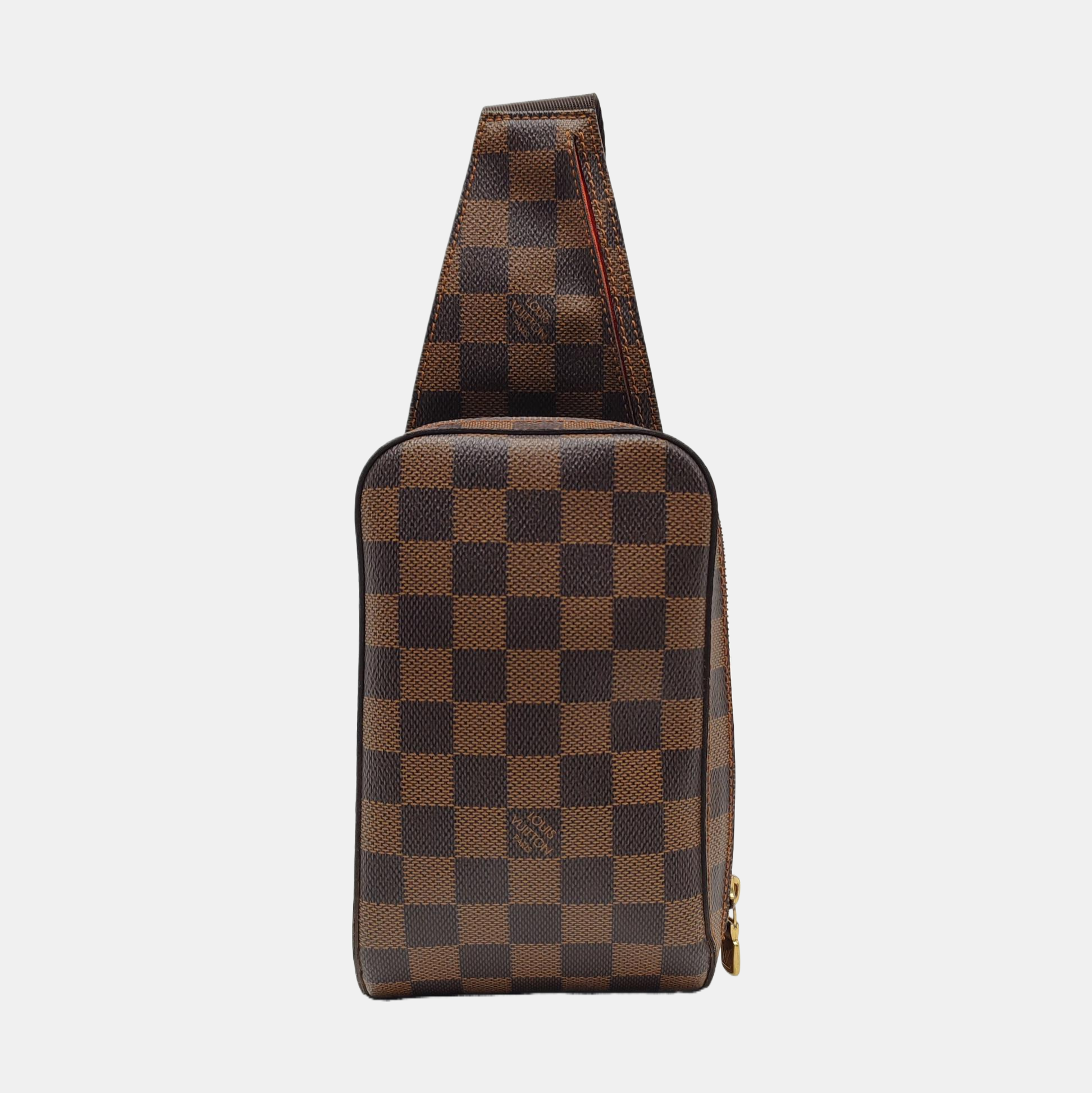 GÉRONIMOS Damier Ebene Coated Canvas Brown