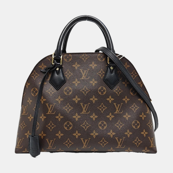 ALMA BNB MM Monogram Coated Canvas Brown