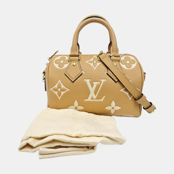 SPEEDY 20 Monogram Calfskin Pink