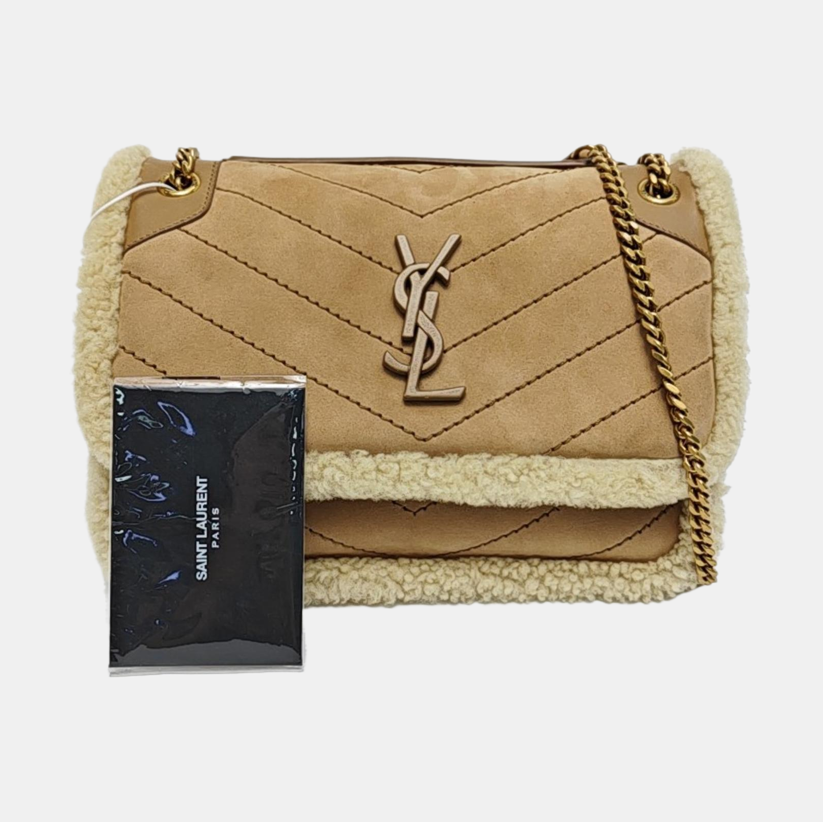 NIKI Small Chevron Wool Brown