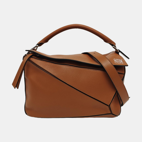 Puzzle Medium Calfskin Brown