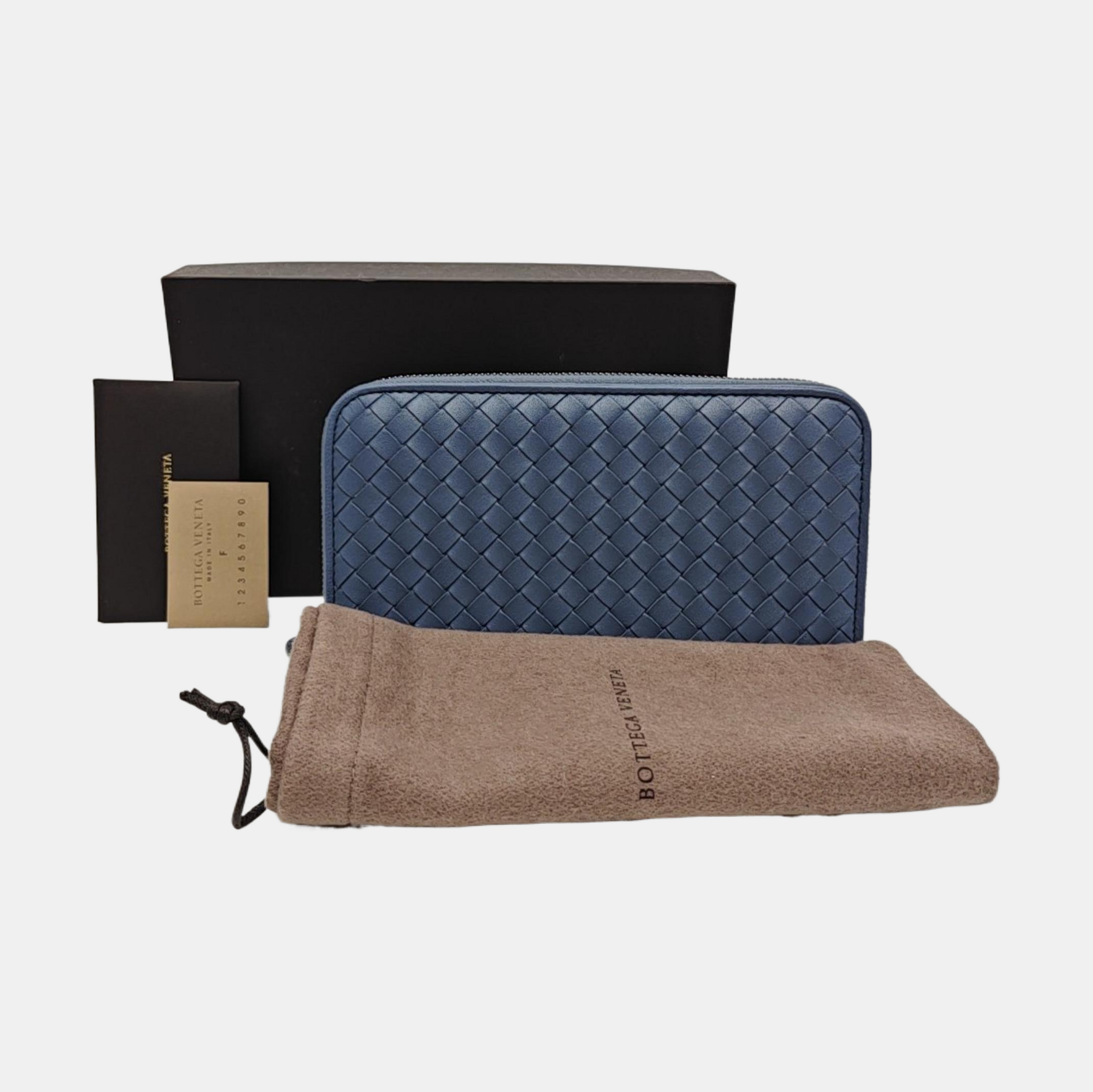 Lambskin Wallet Blue