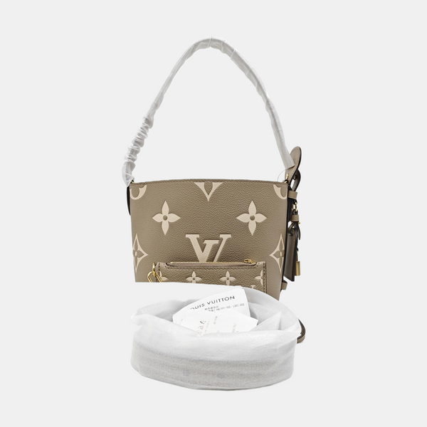 ALL IN BB Monogram Calfskin Gray