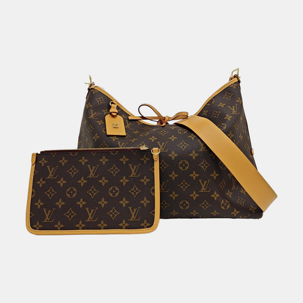 CARRYALL MM Monogram Coated Canvas Brown