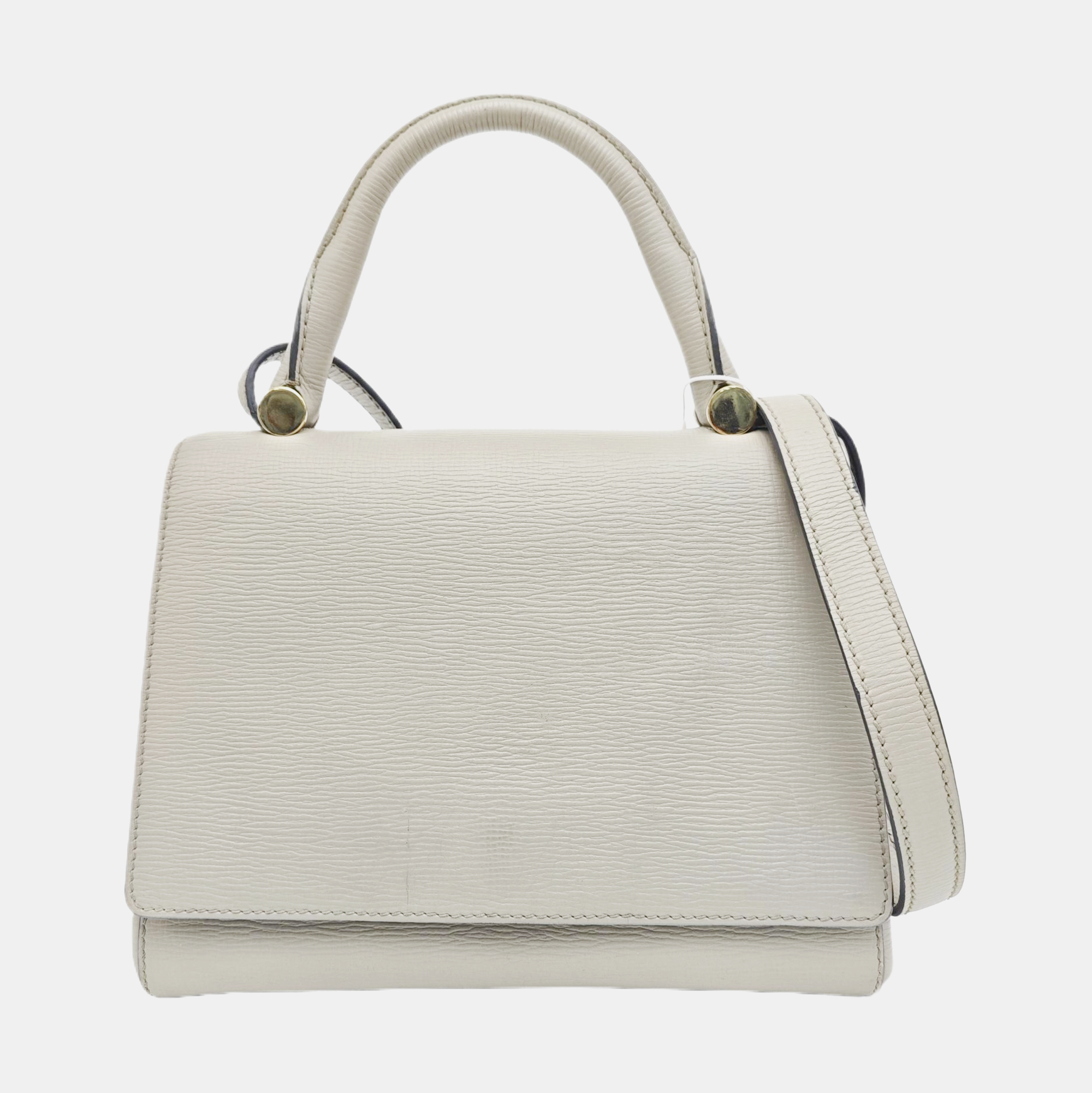 Calfskin Shoulder Bag Gray