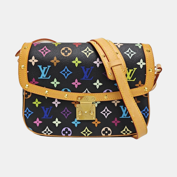 LV × TM SOLOGNE Monogram Coated Canvas Black