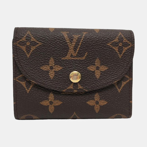 ROSALIE Monogram Coated Canvas Brown Wallet