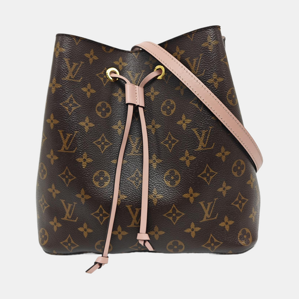 NÉONOÉ MM Monogram Coated Canvas Brown