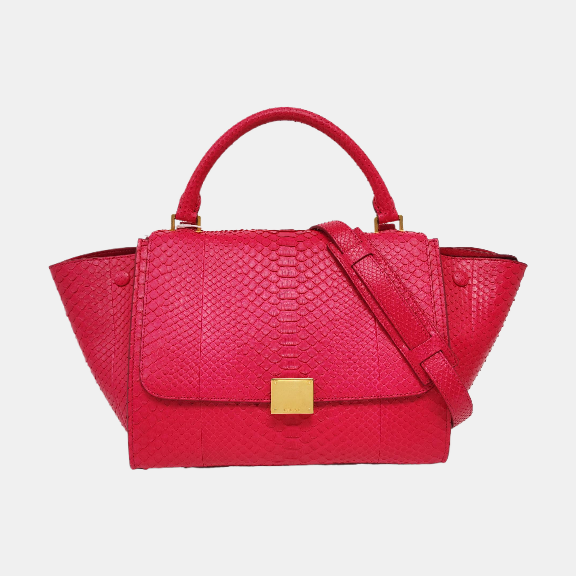 TRAPEZE Medium Python Pink