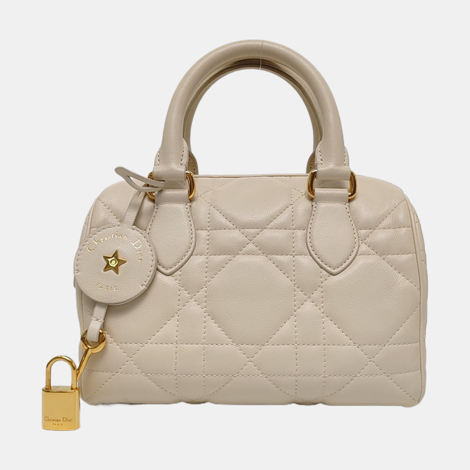 Cannage Calfskin White