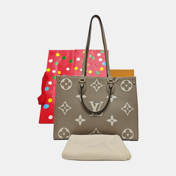 ONTHEGO MM Monogram Calfskin Gray