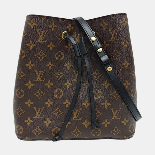 NÉONOÉ MM Monogram Coated Canvas Brown