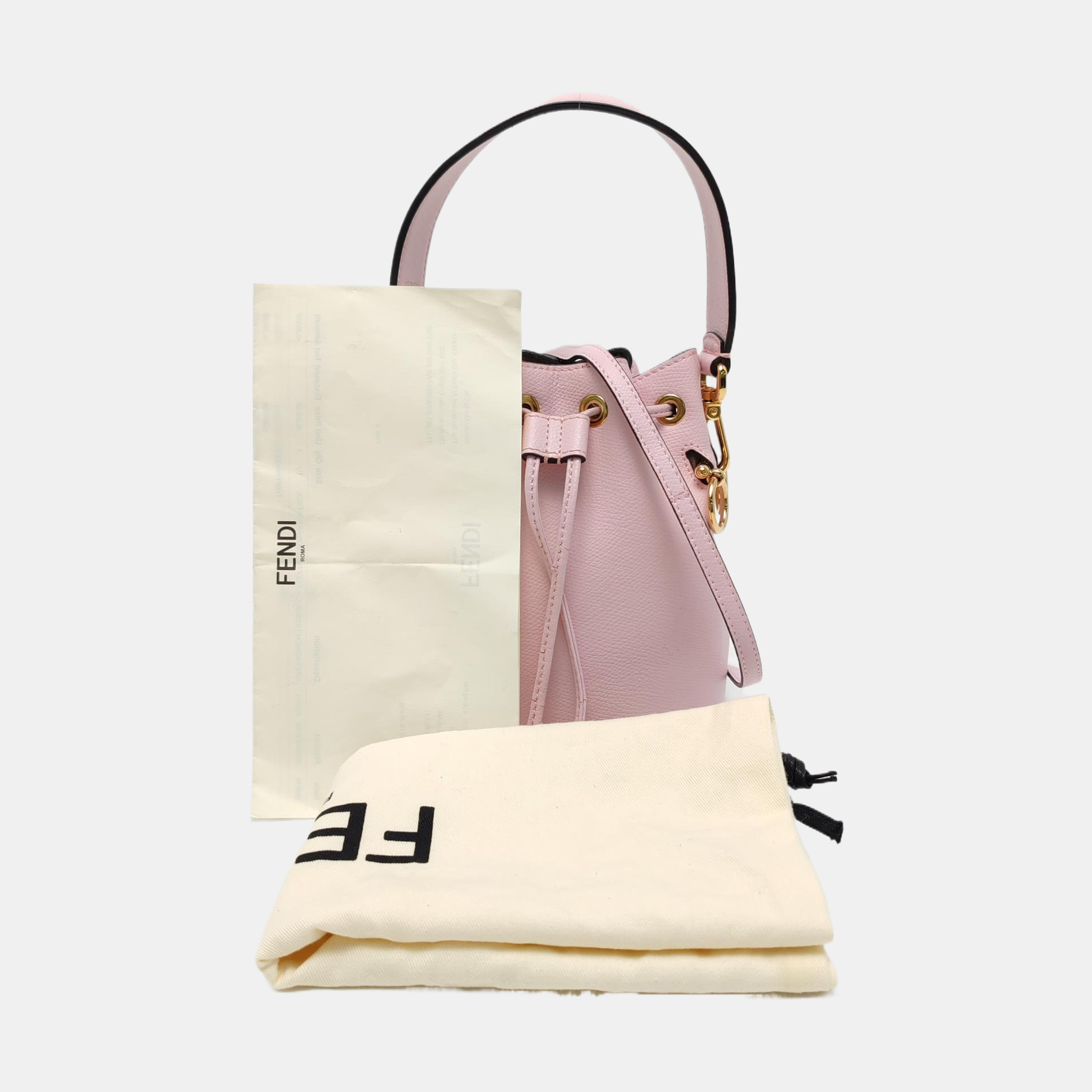 Authenticated pre-owned  Mon Tresor Mini Calfskin Pink - Bucket Bag at Looply