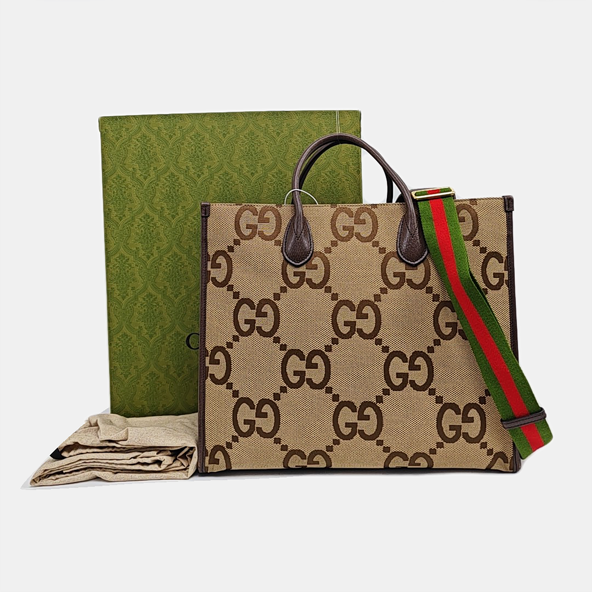 Jumbo Monogram Canvas Beige