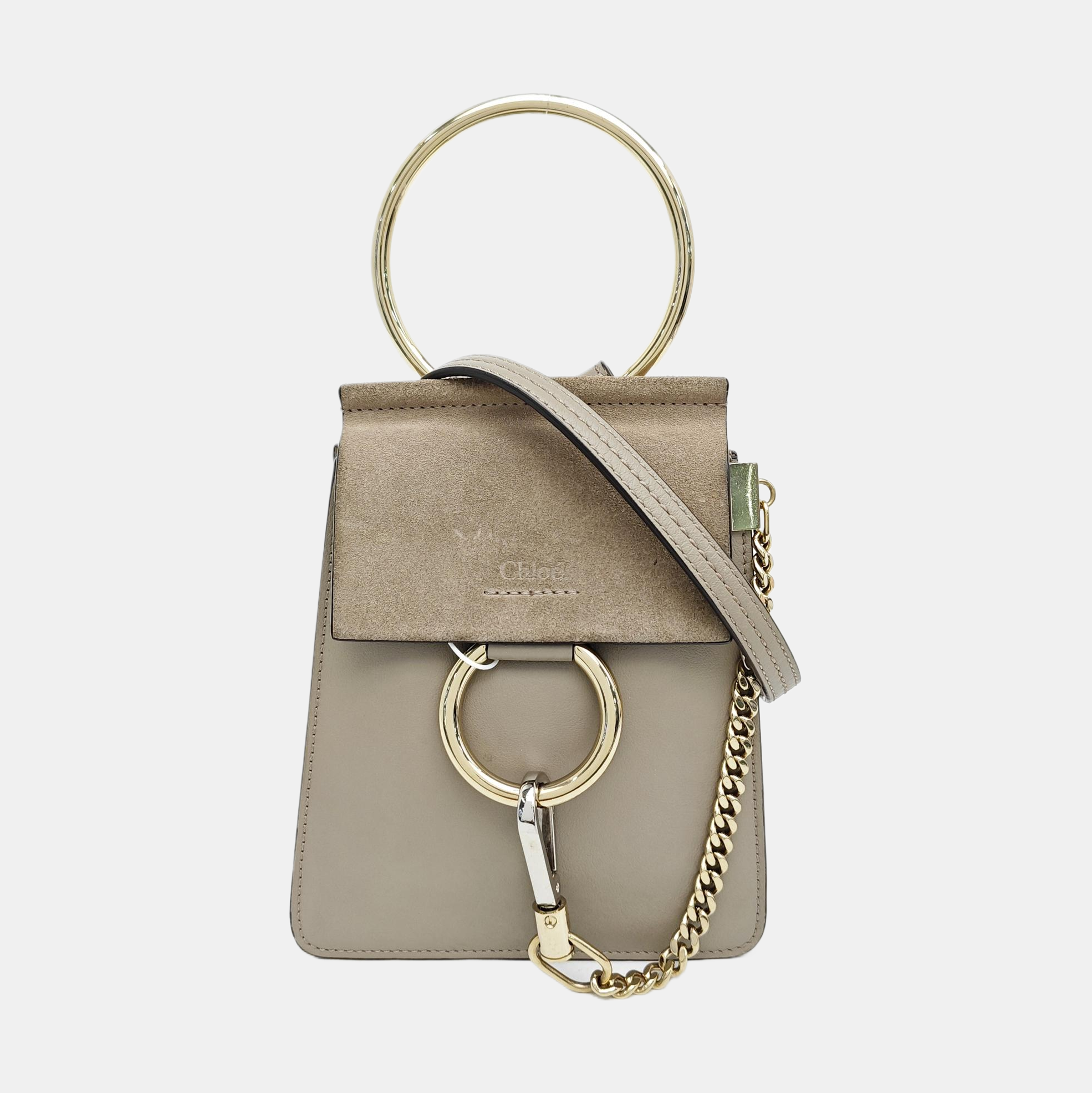 Faye Small Calfskin Gray