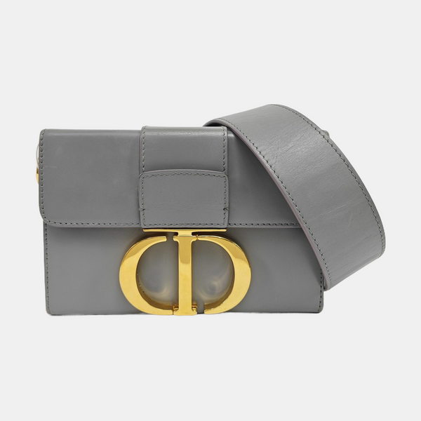 30 Montaigne Mini Calfskin Gray