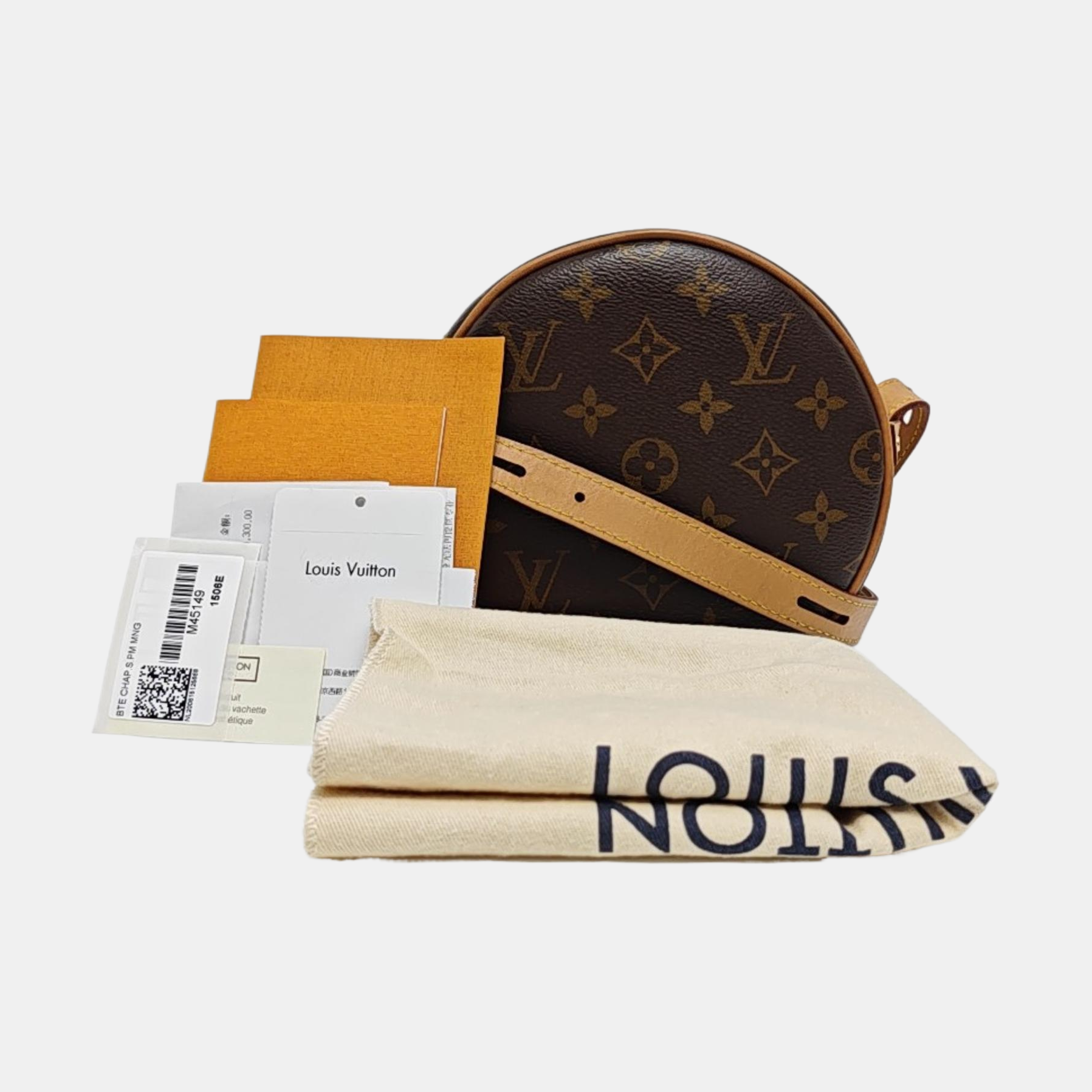 BOITE CHAPEAU PM Monogram Coated Canvas Brown