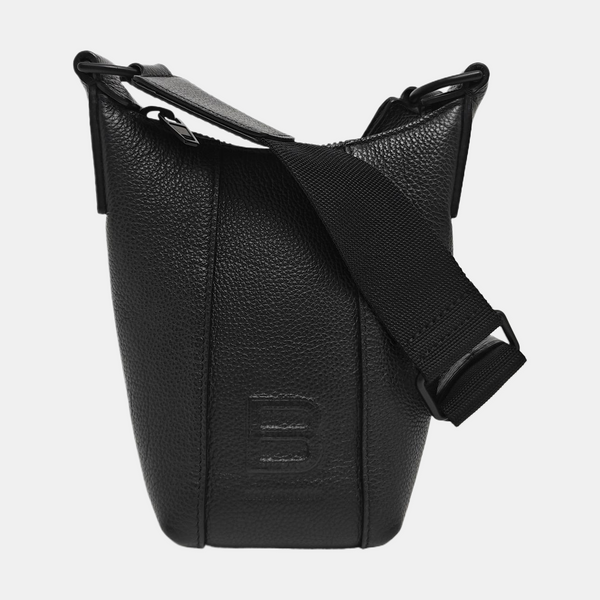 Authenticated pre-owned  Hourglass Calfskin Black - Shoulder Bag at Looply