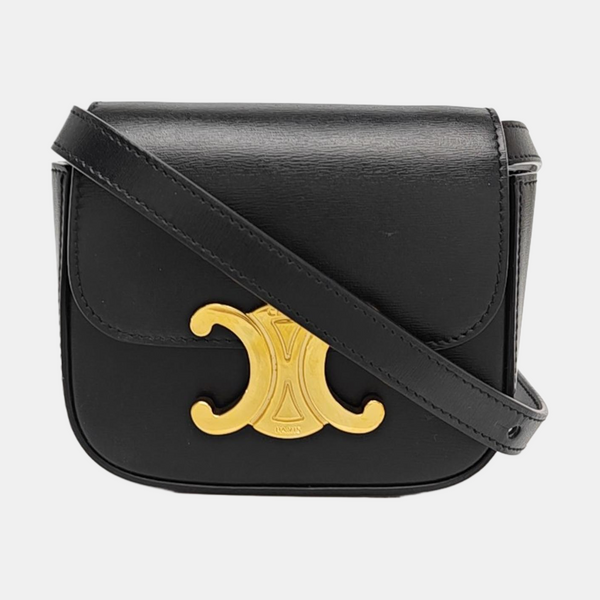 TRIOMPHE Mini Calfskin Black