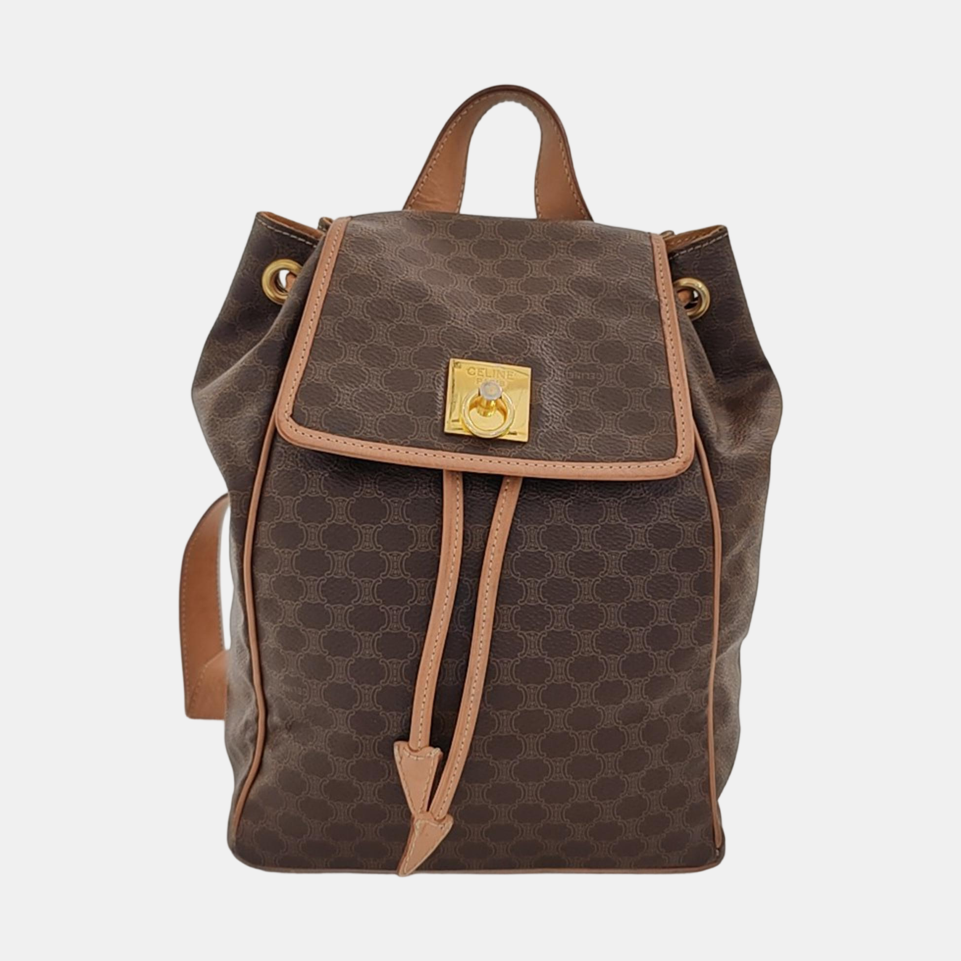 MACADAM CANVAS BACKPACK Coated Canvas Brown