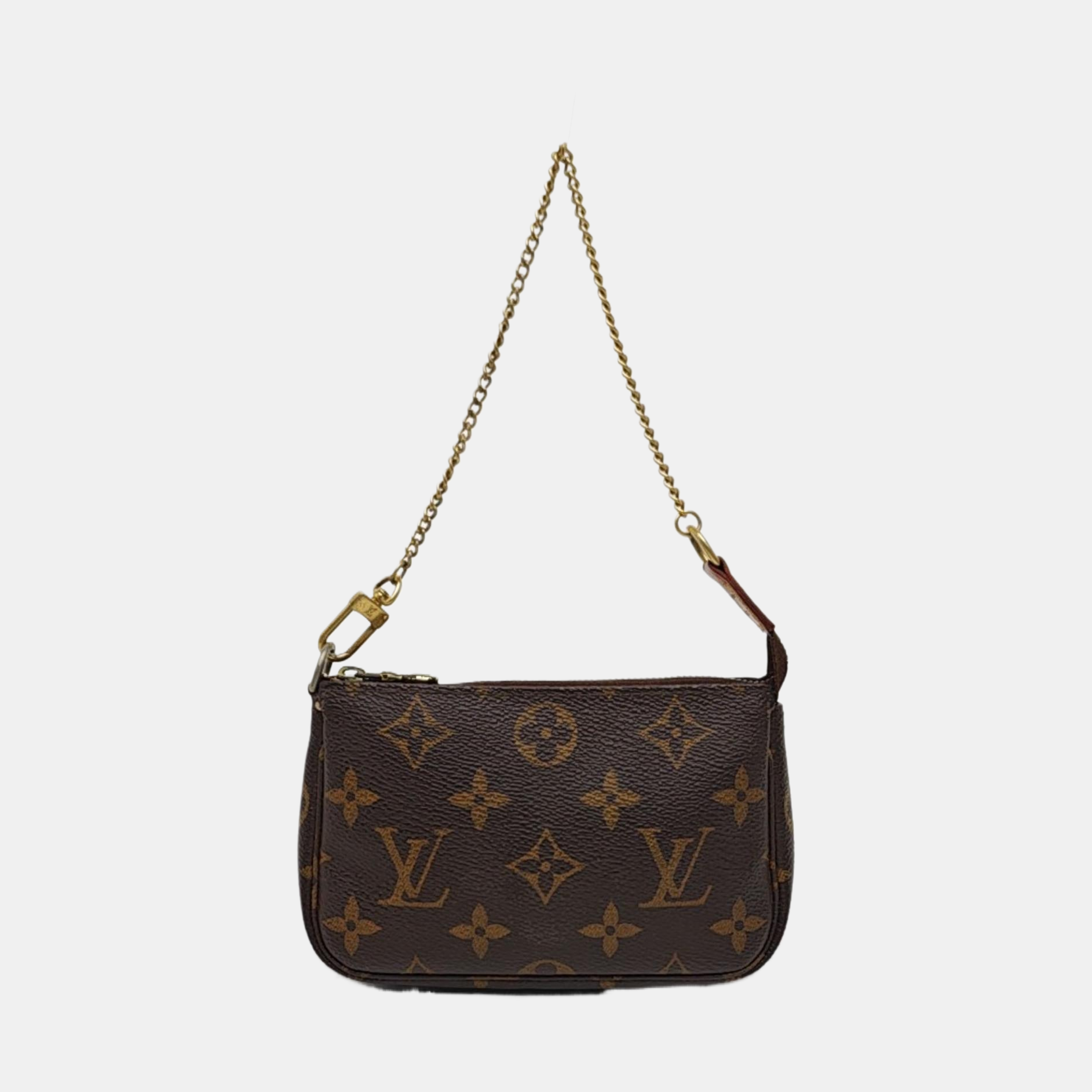 ACCESSOIRES Mini Monogram Coated Canvas Brown